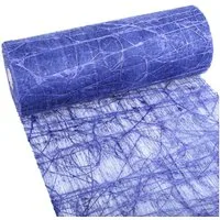 Deko AS Tischläufer Dekoweb® Tischläufer - dunkelblau - 300mm - 15m - 54-300-15-035 (1-tlg, 1 Rolle Tischläufer), Strapazierfähig