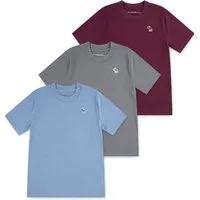 Abercrombie Kids T-Shirt (Packung, 3-tlg) mit kleiner Stickerei