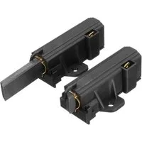 Trade-Shop Ersatzbürste 2x passend für AEG Privileg Electrolux Quelle SOLE Motor Waschmaschine, 5mm x 13mm x 36mm Motorkohlen Kohlebürsten Schleifkohlen, (2-tlg), Geeignet für viele Waschmaschinen-Motoren - mit Halter - 4,8mm AMP