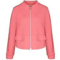 bianca Blouson RACHEL mit Zwei-Wege Zipper in Metallic-Optik