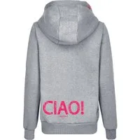 salzhaut Sweatjacke SÖÖTE - CIAO Damen Tailliert komfortabler Fit, nordisch klar – entspannter Look mit Haltung