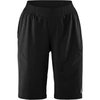 Gonso Fahrradhose Essential Shorts Light W Damen Bike-Shorts, leichte Radhose mit elastischem Bund und RV-Tasche
