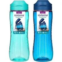 sistema Trinkflasche Sistema Active Sport-Wasserflaschen, 800 ml BPA-frei, 2 Stück