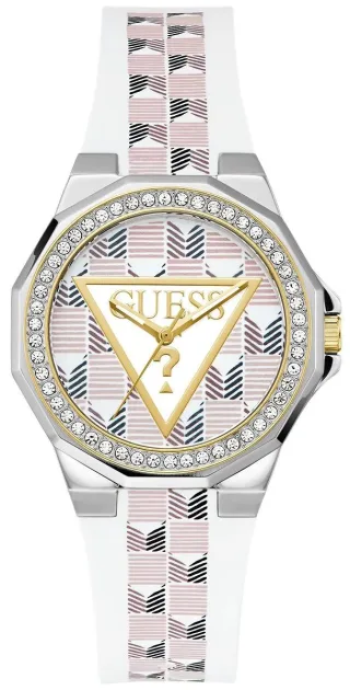 Guess Resort Damen Weißes Uhr GW0834L1