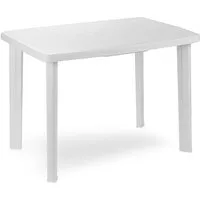 INDA-Exclusiv Küchentisch Balkontisch Gartentisch Terrassentisch Bistrotisch Kunststoff 100x70x72cm