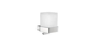 emco loft Einhand-Seifenspender Glasteil satiniert, edelstahl, 052101603 052101603