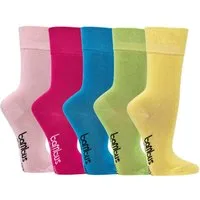 FussFreunde Komfortsocken 6 Paar bunte Bambus Socken SUPERWEICH farbig sortiert, Damen & Herren (6 Paar)