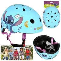 Disney Fahrradhelm DISNEY Stitch Blauer Fahrradhelm für Kinder, verstellbar 52-56 cm