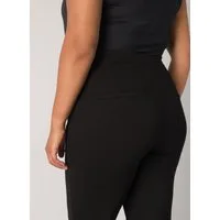 Base Level Curvy Jerseyhose mit Umschlagsaum