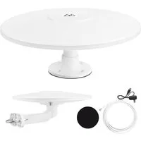 Maclean MCTV-104 DVB-T2 USB terrestrische Antenne aktiv für Wohnmobile Camping Sat-Anlage (DVB-T2, DVB-T, Verstärkung: 44 dB)