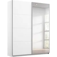 OTTO home Schwebetürenschrank Kleiderschrank Schrank Garderobe Schlafzimmerschrank THANOS (3 verschiedene Ausstattungen BASIC/CLASSIC/PREMIUM (inkl. SOFT-CLOSE) Optional mit Spiegel, Metall-Griffleisten alufarben MADE IN GERMANY