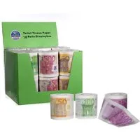 Geschenkestadl Toilettenpapier Toilettenpapier Euroscheine 6 oder 18 Rollen 50€ 100€ 500€ (Spar-Set 6-St. 6er oder 18er Set je 3-fach sortiert), 50 €, 100 € und 500 € Scheine