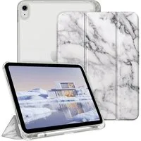 Fintie Tablet-Hülle für iPad 11 Generation 11‘’ 2025 (A16), iPad 10 Generation 10.9'' 2022, ultradünn, mit Stifthalter, transparenter Rückseite, Auto Schlaf/Wach