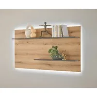 Home affaire Wandregal City/Giron, modernes Wandboard, Wandhalter mit Ablagefläche, vielseitig einsetzbares Hängeregal