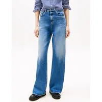 Tommy Jeans Weite Jeans Claire High Rise mit Logo-Badge