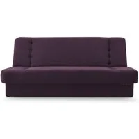 MOEBLO Schlafsofa Cyprus, Sofa Kippsofa Klappsofa Clic-Clack Couch für Wohnzimmer Federkern Sofagarnitur Polstersofa - 192x85x92 cm -, mit Bettkasten und Schlaffunktion