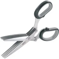 GEFU Kräutermühle Kräuterschere CUTARE Edelstahl Küchenschere Schere