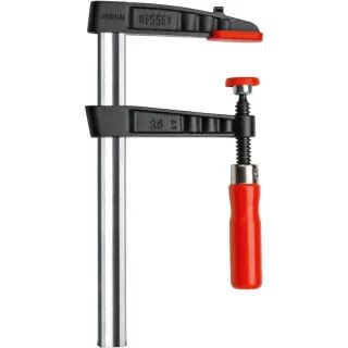 Bessey Original Temperguss-Schraubzwinge TG mit bewährtem Holzgriff - TG20