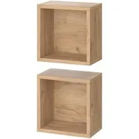 Vicco Hängeschrank Senyo, Goldkraft Eiche/Sonoma, 25 x 25 cm 2er Set (1-St., 2er Set)
