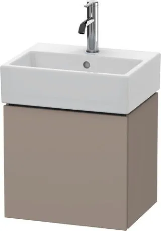 Duravit L-Cube Waschtischunterbau wandhängend Basalt Matt 434x341x400 mm - LC6245L4343 LC6245L4343