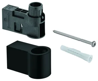 Grohe Brausestangenhalter 48608 für Tempesta Brausestangen matt black, 486082430 486082430