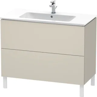 Duravit L-Cube Waschtischunterbau bodenstehend Taupe Matt 1020x481x704 mm - LC662709191 LC662709191