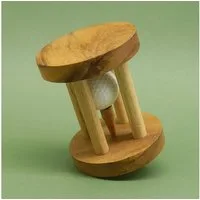ROMBOL Denkspiele Spiel GOLFBALL PUZZLE - kreatives Golfer-Geschenk, Denkspiel, Holzpuzzle