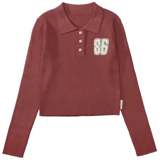 STACCATO - Md.-Pullover, Polo maroon red - Gr. - 164