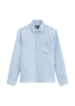 Marc OPolo Casual - Kentkragen-Hemd regular Dusted Blue - Gr. - XL