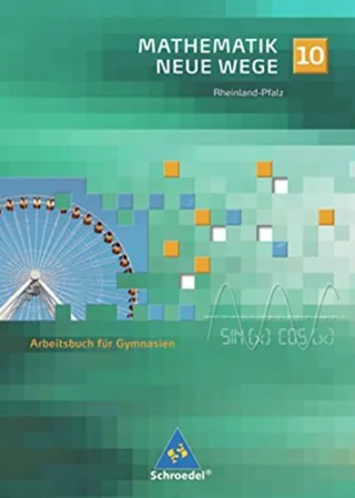 Mathematik Neue Wege SI - Ausgabe 2005 für Rheinland-Pfalz: Arbeitsbuch 10