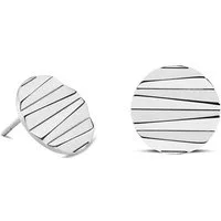 COEUR DE LION Paar Ohrstecker Schmuck Geschenk Edelstahl Würfelkette