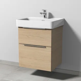Sanipa 3way Waschtischunterbau zu Laufen Pro S Waschtisch mit 2 Auszügen, Eiche-Nordic UM76548