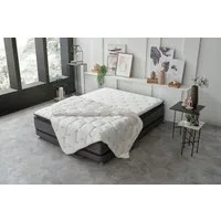 Yatas Bedding Kunstfaserbettdecke Bambus Majestät, Bettdecke 135x200 cm & weitere Größen, Füllung: Polyester und Bambusfaser (Viskose), Bezug: Baumwolle, Sommer, Herbst, allergiker geeignet (Hausstauballergiker)