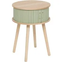 Atmosphera Créateur d'intérieur Nachttisch Nachttisch NYSOS mit 2 Türen, Ø 40 cm (funktional)
