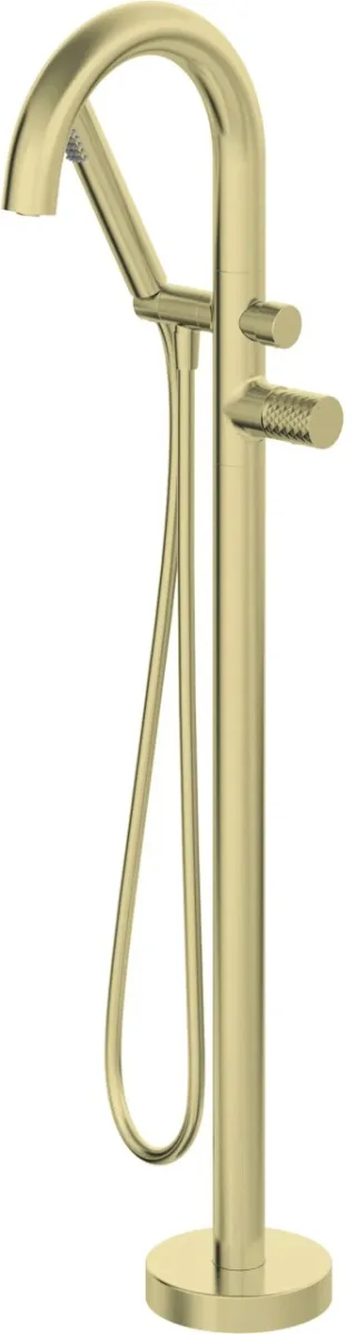 Neuesbad Serie 600 Hexa Freistehende Wannenarmatur, U-Auslauf, gold gebürstet NB1DEBHS_R17N1