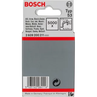 Bosch Feindrahtklammer Typ 53, 11,4mm breit - 2609200211