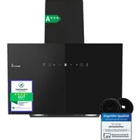 KKT KOLBE Wandhaube Dunstabzugshaube 80cm TRIO8025S Dunstabzugshaube 80cm TRIO8025S, Abzugshaube / Abluft / 80cm / Umluft / Schwarz / Gestensteuerung / LED