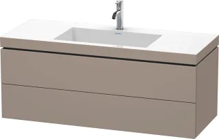 Duravit L-Cube c-bonded Set wandhängend Basalt Matt 1200x480x500 mm - LC6929O4343 LC6929O4343