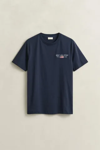 GANT - Graphic T-Shirt evening blue - Gr. - M