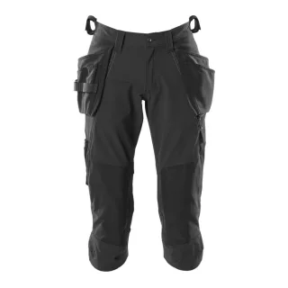 MASCOT Herren Dreiviertel-Hose mit Hängetaschen ACCELERATE Schwarz 47 - 18249-311-09-C47