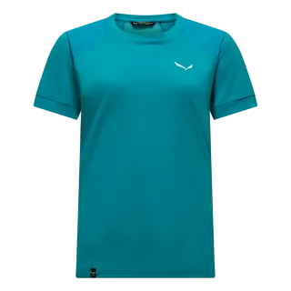 SALEWA - Casis Hybrid Dry'Ton T-Shirt Damen - Blau (Gr.40)