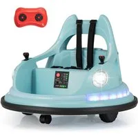 COSTWAY Elektro-Kinderauto, Belastbarkeit 30 kg, (1-tlg), 12V Kinder Autoscooter, 360° drehbar, Kinderauto, 2 Fahrmodi