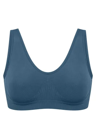 SCHIESSER - Bustier mit herausn. Pads atlantikblau - Gr. - S