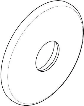 Hansgrohe Rosette Axor Unterputzventil 108 mm chrom, 94355000 94355000