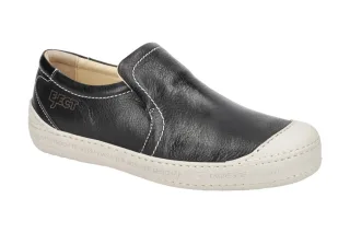 Eject 19973.002 DASS Herren Slipper Schwarz Echtleder Gummisohle Wechselfu?bett