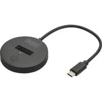 M.2 NVMe/SATA Docking Station, Dockingstation schwarz, USB-C, M2 SSD