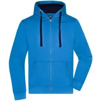 James & Nicholson Sweatjacke Wasser- und schmutzabweisende Herren Kapuzen-Sweatjacke JN595 Herren Sweatjacke Bionic