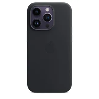 Apple Leder Case mit MagSafe [für iPhone 14 Pro Max] mitternacht