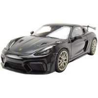 Minichamps Modellauto Porsche Cayman GT4 RS 2021 schwarz neodyme Felgen, Maßstab 1:43