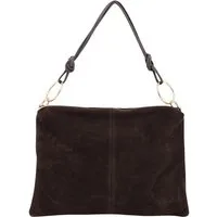 BRISE TASCHE Schultertasche Schultertasche mit Fransen aus Wildleder- Trendiger Alltagsbegleiter (Einzeltasche, 1-teilig)